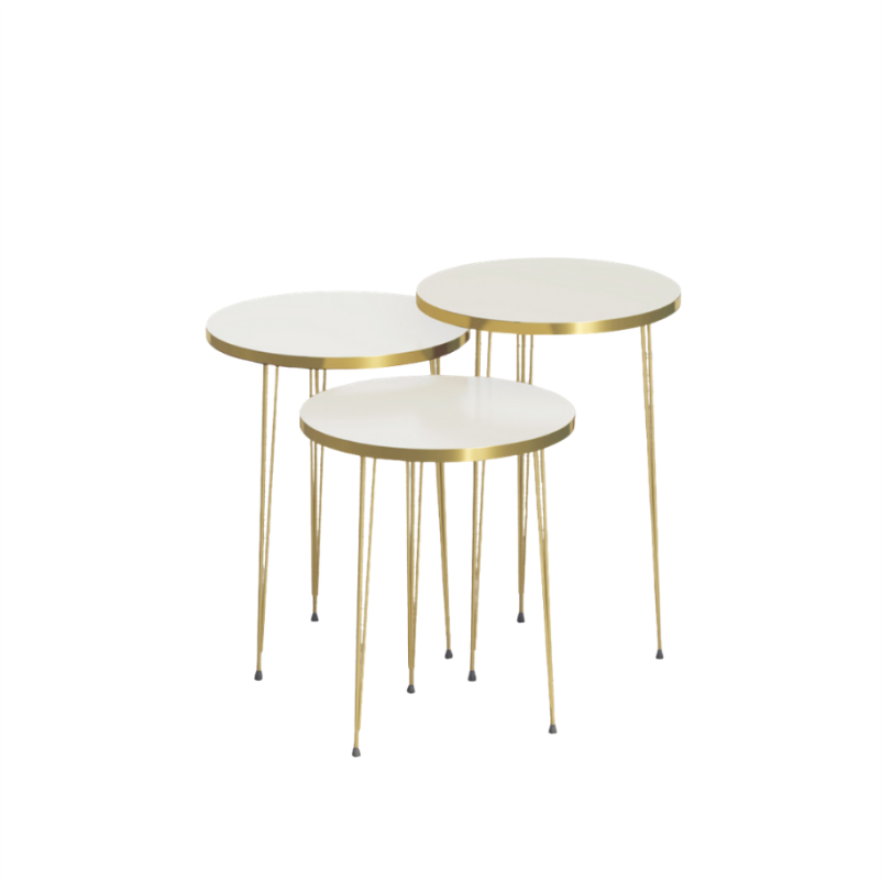 TAVOLIN 3-SHE EDYG-02 CREAM+GOLD 2/1