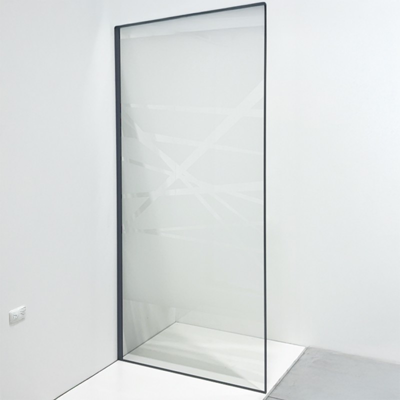 XHAM STATIK NATURE TRANSPARENT (GOLD AL.FRAME) 100*200 8mm 1/1