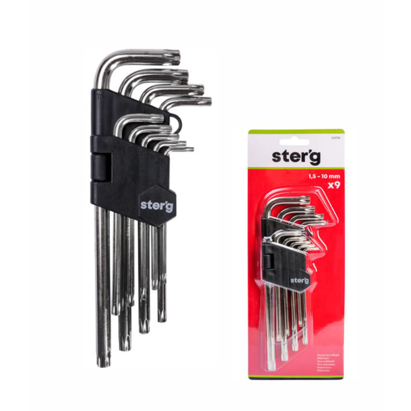 IMBUSA TORX T10-50 SET 9 COPE S33T39