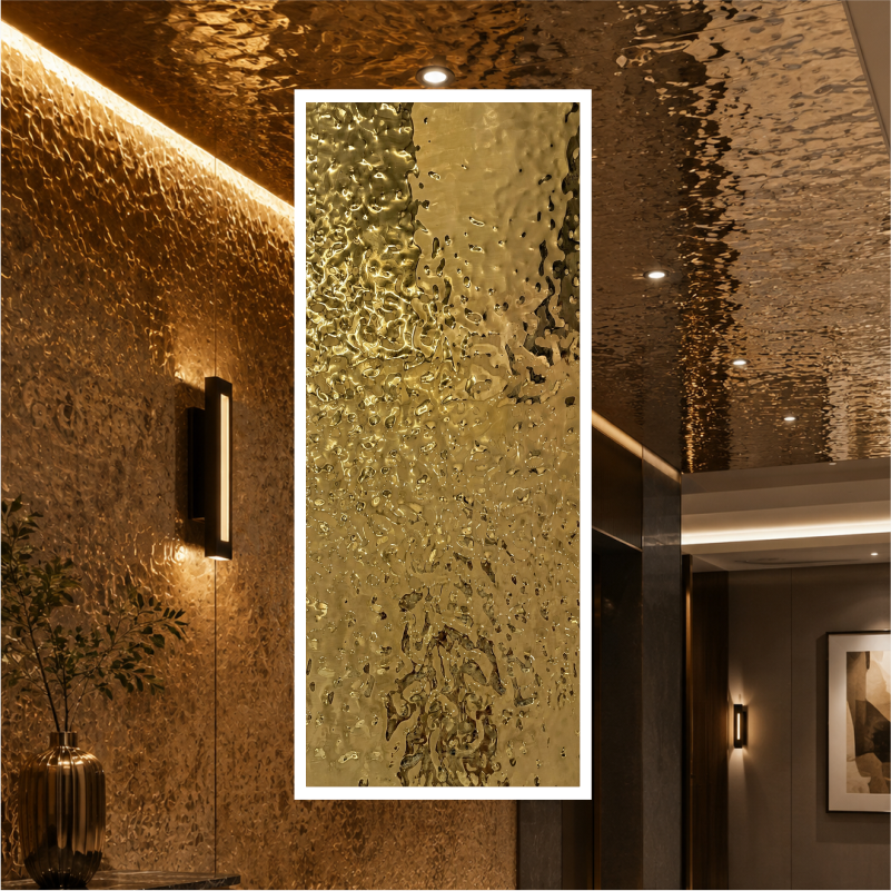 PLLAKE PASQYRE DEKORUESE GOLD 0.75*1220*3048mm