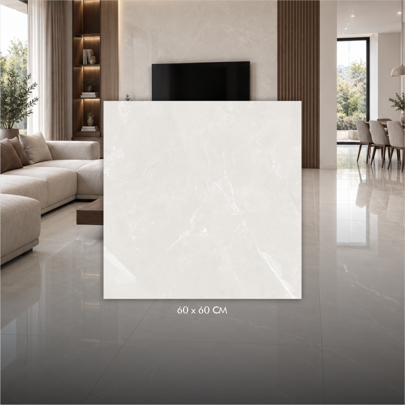OSLO WHITE (GLOSSY) 600*600