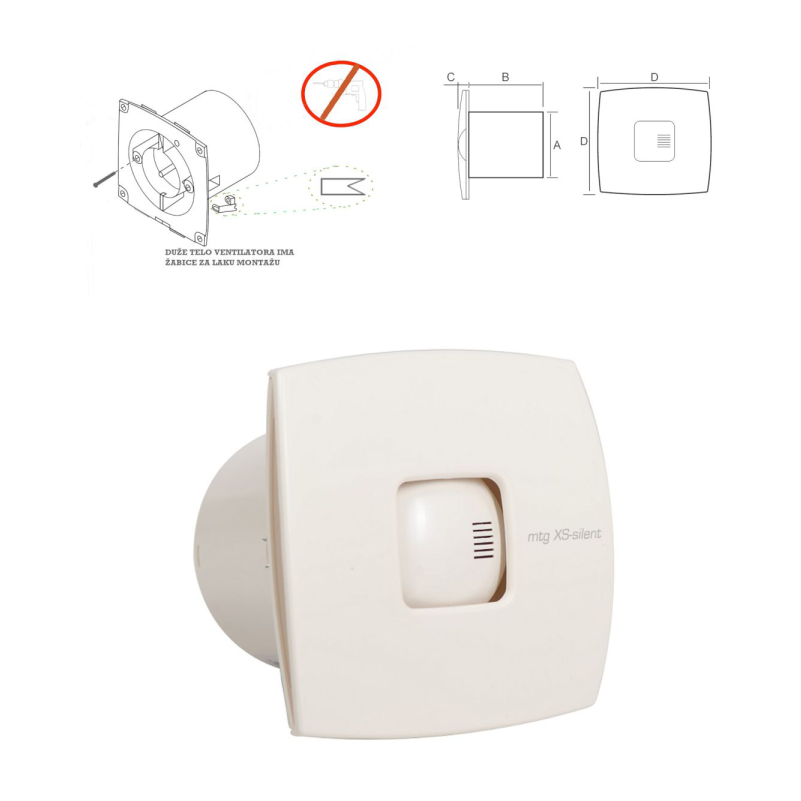 VENTILLATOR MTG A120XS I BARDH 401118/810009