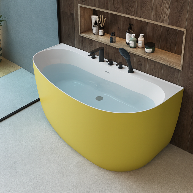 VASKA RITZ 1600X780 L YELLOW 138678  60kg + BATERIA