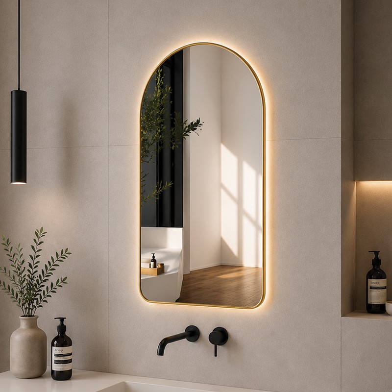 BI-PASQYRE ME LED 60*90CM GOLD M9064