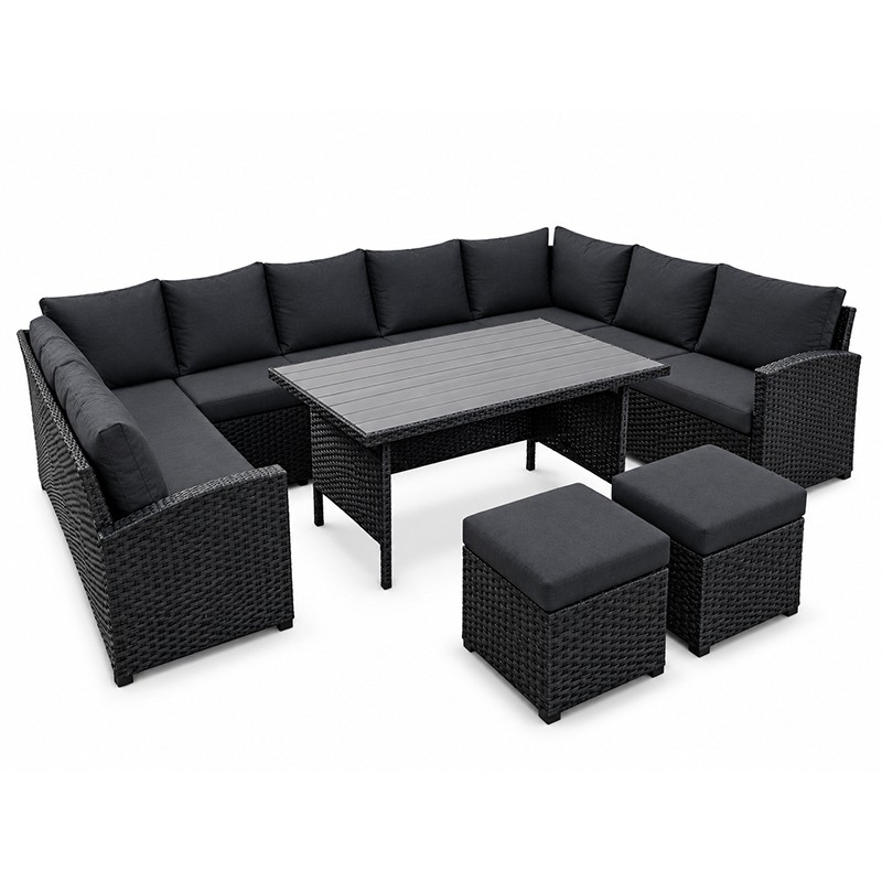 GARDEN SET TDH-GG0325 CORNER SOFA+TABLE + 2 TABURE 4/1
