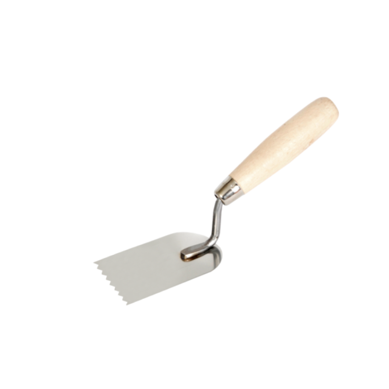 MISTRI QELIK INOX PERPARA E PRERË TREKENDOR 100MM 0612