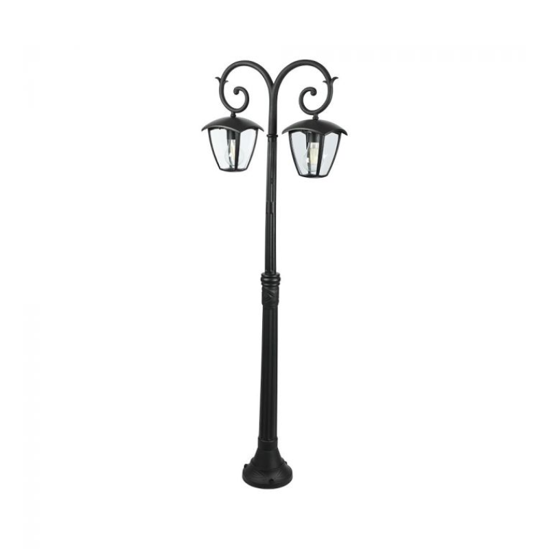 DRIT OBORRI Pole Lamp 2 x E27 1410mm IP44 Black 7061