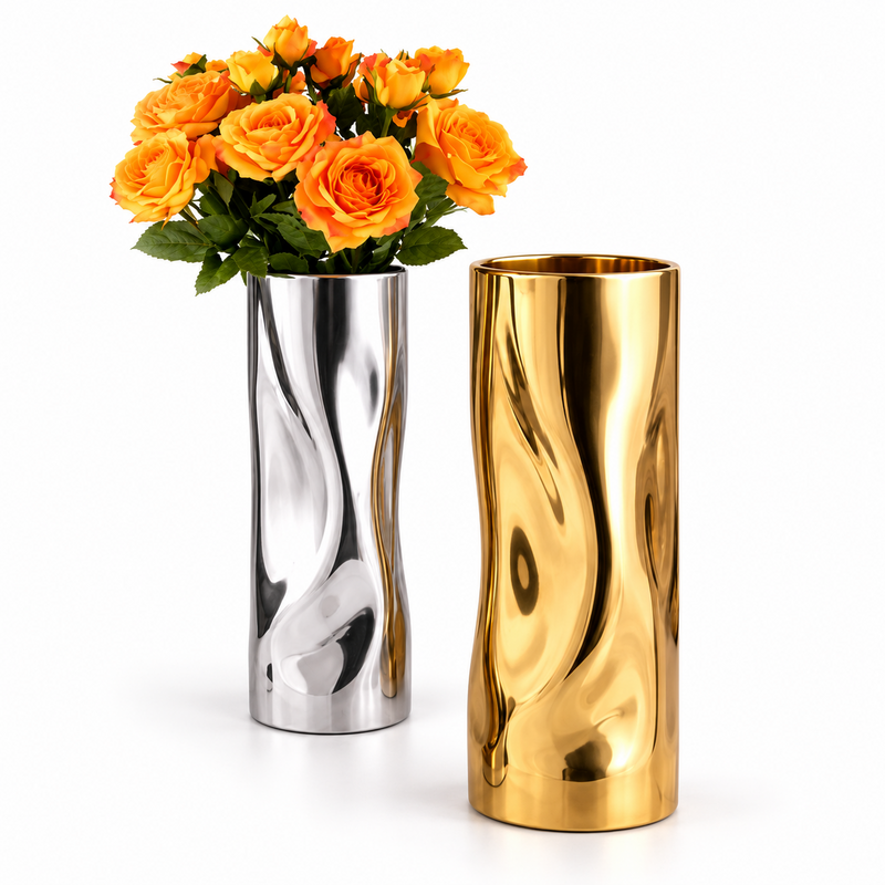VAZO DEKORUESE G3-40 GOLD K171  11x27cm