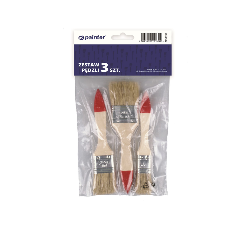 BRUSHA SET 3COPE 1/2" 1" 2" ZES0330