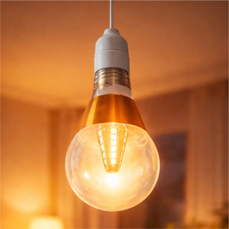 LED POQ QH-MTX 6W GOLD 6000K E14