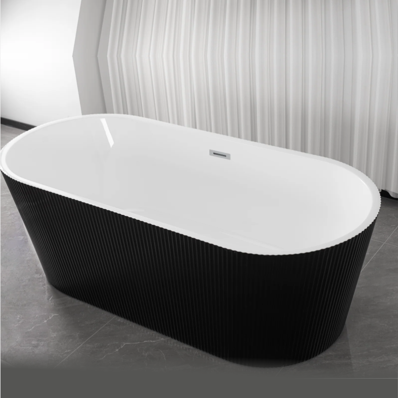 VASKE MILE 170*75*56CM 3094 WHITE/BLACK