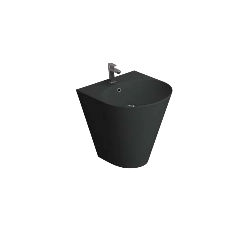 LAVABO LOTUS MONOBLOCK TURAVIT LTS 5520 MAT ANTRACITE