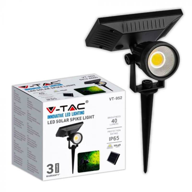 DRITE KOPSHTI SOLAR V-TAC 2W 4000K IP65 6661