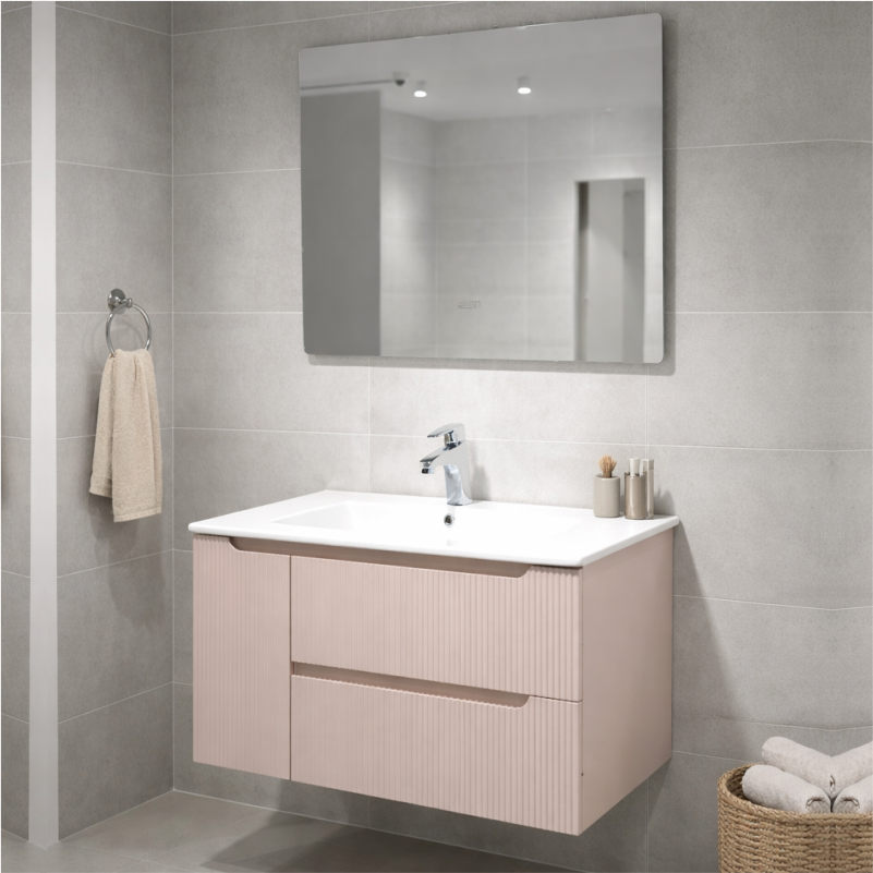 KOMODE GA25307+PASQYRE Anty-Fog 80cm KREM 2/1