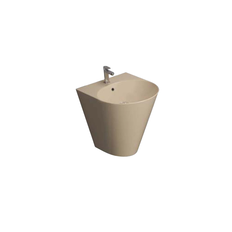 LAVABO LOTUS MONOBLOCK TURAVIT LTS 5520 MAT CAPPUCINO
