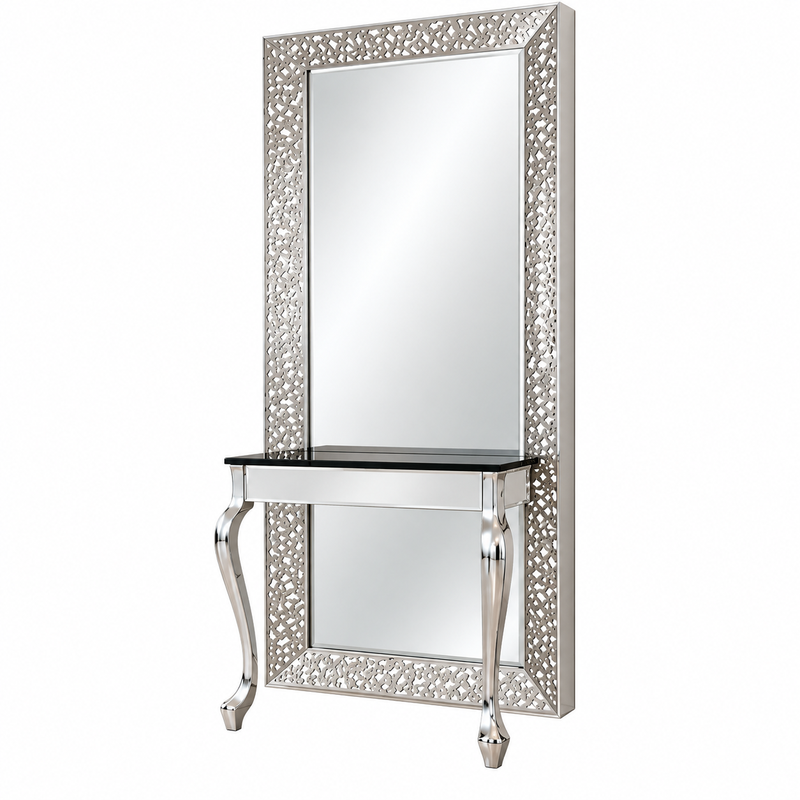 PASQYRE ME LED 200X100X10 + TAVOLINE 75X30X79CM WL-M518 SILVER