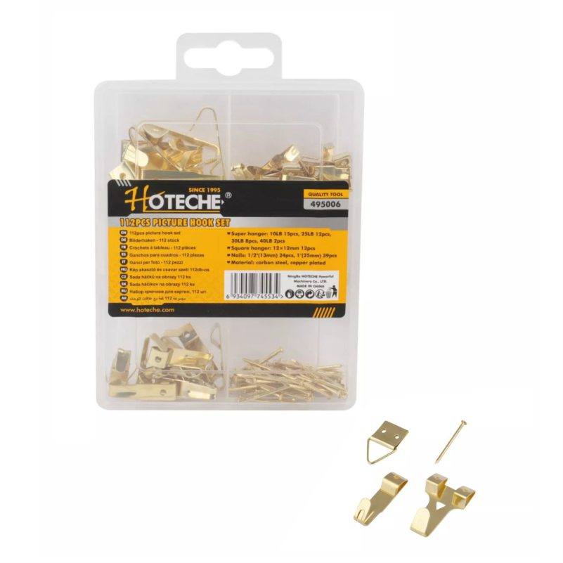 SET MBAJTESE PER KORNIZA 112PCS HOTECHE 495006
