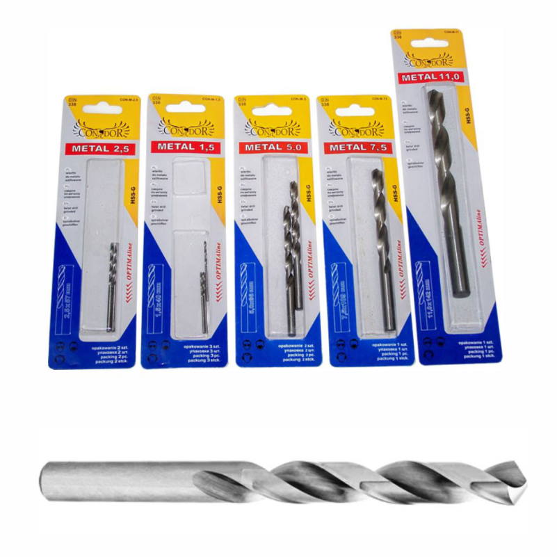 BURGI METALI 4.5MM 2COPE CON-M/04,5