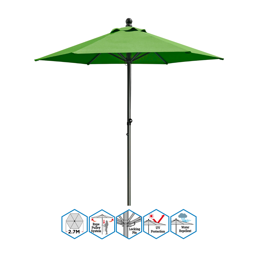 ÇADER KOPSHTI 2.7M U276-270-GRN NGJYRE E GJELBERT