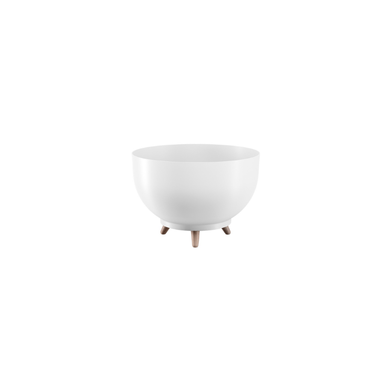 VAZO BOWL SATINA 24CM WHITE 4398-011