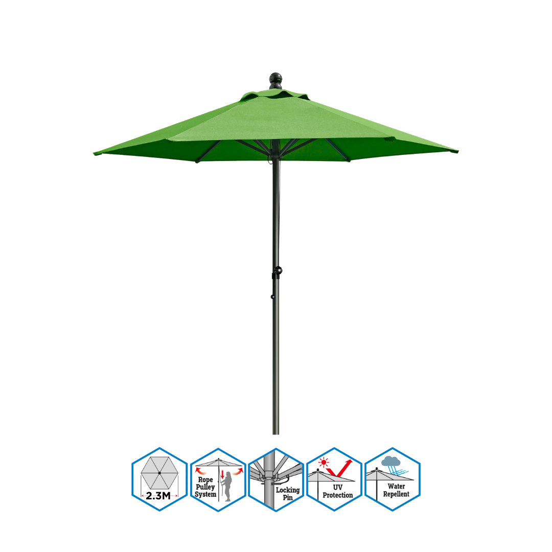 ÇADER KOPSHTI 2.3M U276-230-GRN NGJYRE E GJELBERT