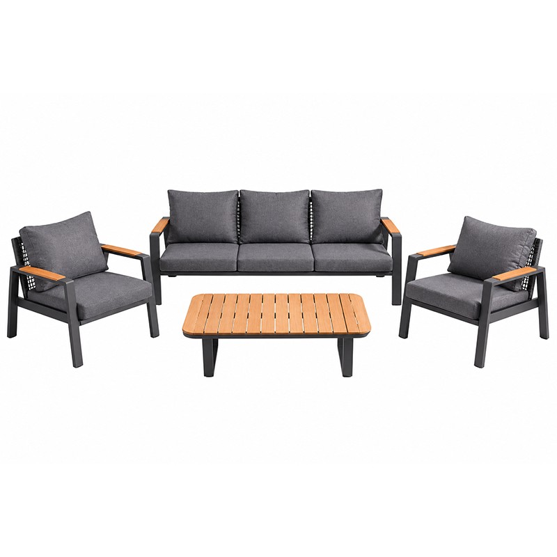 SET KOPSHTI MYDS2522-2 3+1+1+TAVOLINE 189X68X36CM 2/1