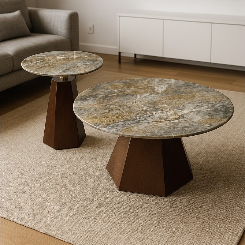 SET TAVOLINA DITE CHESTNUT