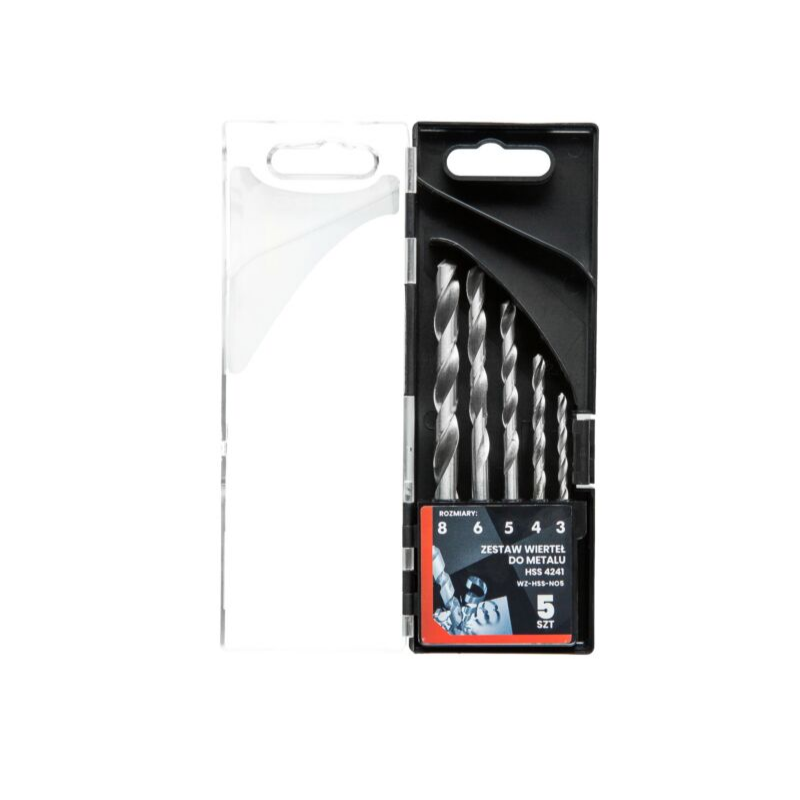 BURGIA METALI SET 4241-5PCS WZ-HSS-NO5 3-01-10-WZ-030