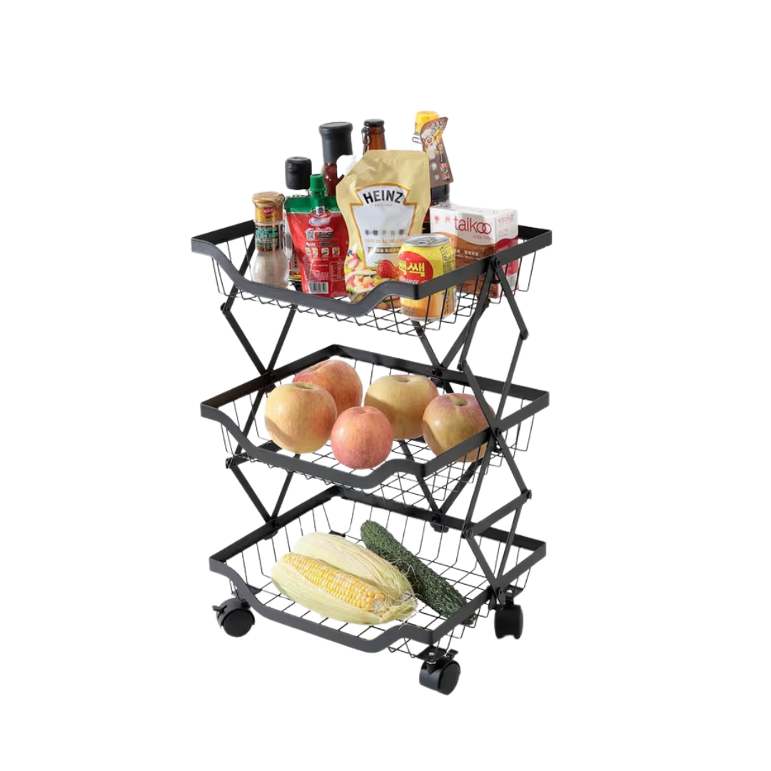 ORGANIZUES KUZHINE 55X35X27CM 3" BLACK AG89-3