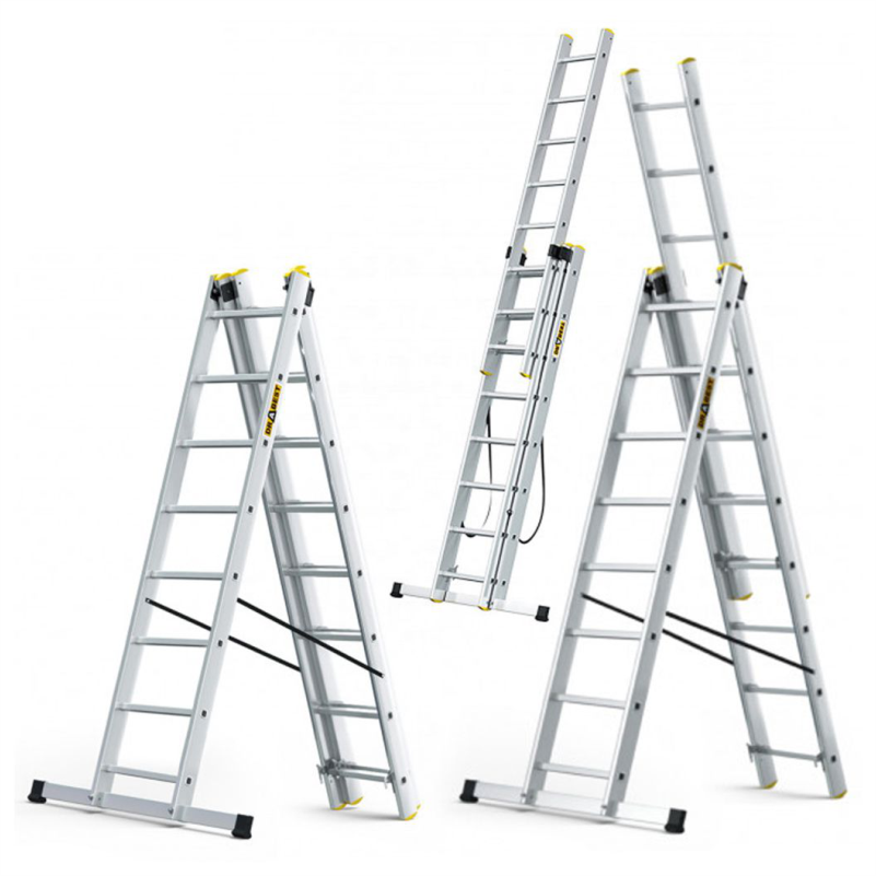 SHKALLE ALUMINI PROFESIONAL 3X9HAPA EN131 PRO