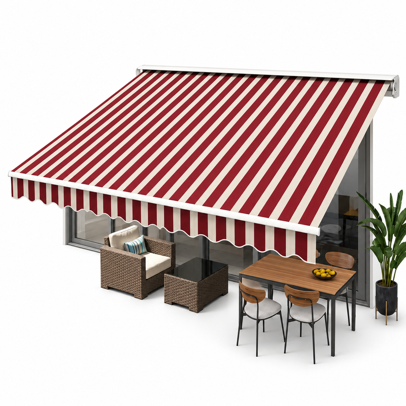 TENDA MURALE 2.95X2.5METRA M1100 KUQ/BARDHE G31-1