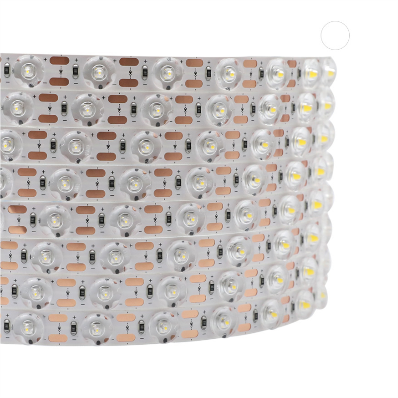 LED SHIRIT 24V 2835 48D Lens 6500k 18w/M, 10 METRA