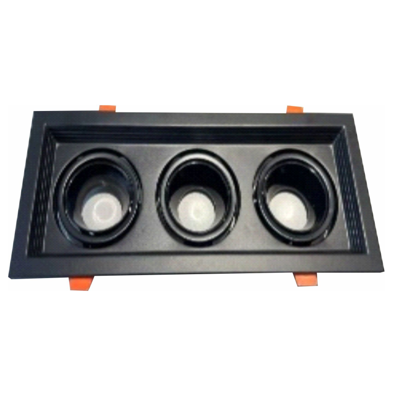 RAM ALUMINI PER LED SYN LY-S003-3IRON X3 BK