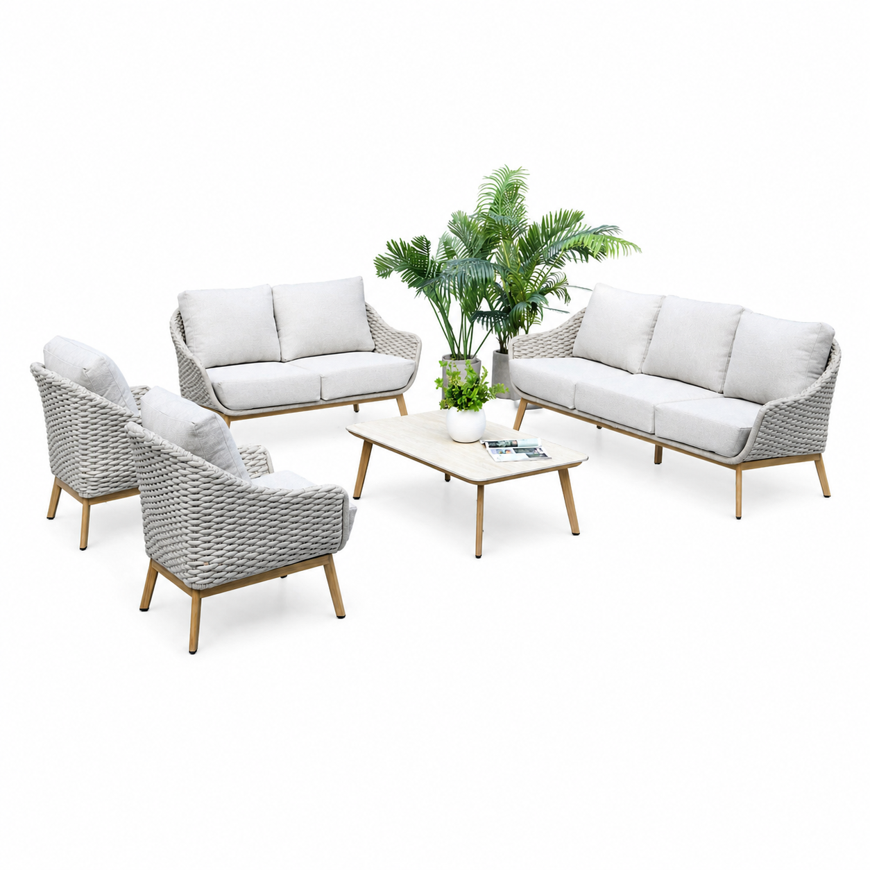SET KOPSHTI RYS2508 3+2+1+1+TAVOLINE 120X70CM 2/1