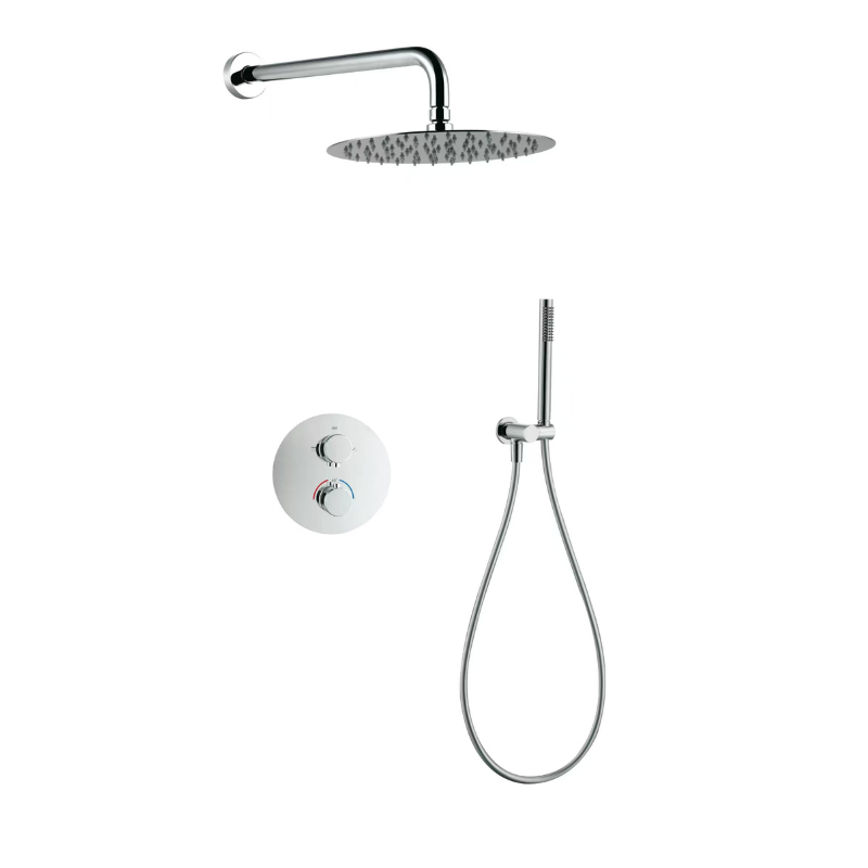 BATERI TUSHI MONTIM MURI CHROME DL-08572-CP