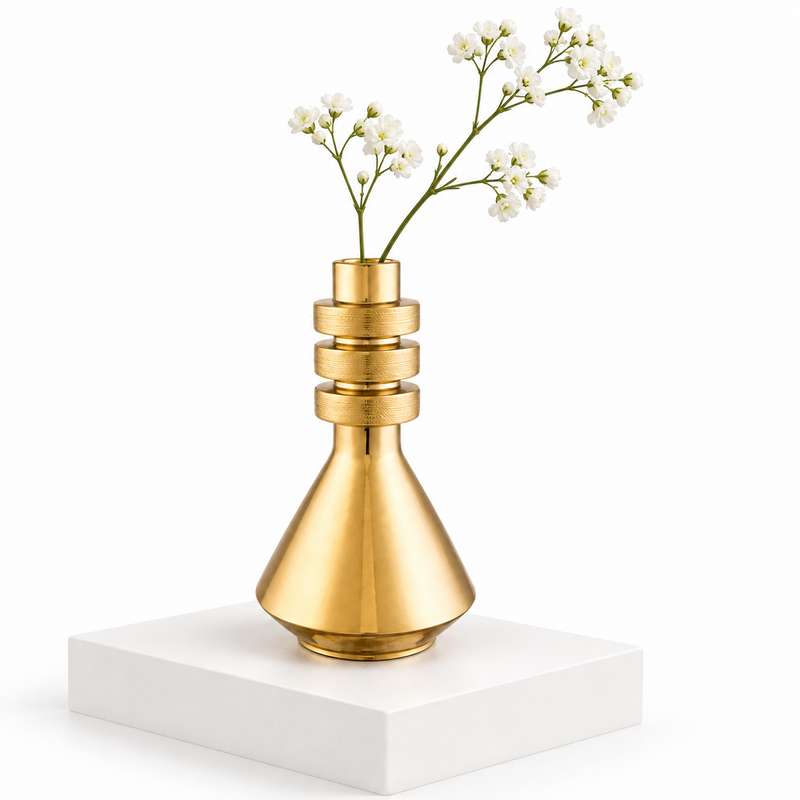 VAZO DEKORUESE G3-34 GOLD  14x26cm