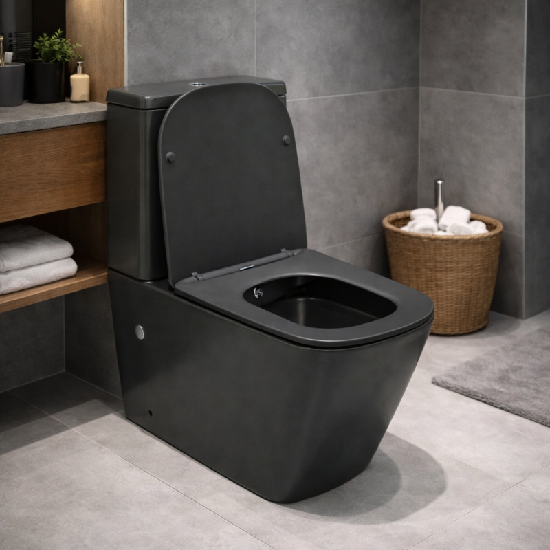 SHOLE TOKE TURA ME FONTAN + KAPAK MATT GREY SQE AP2012MG 640*365*820 2/1