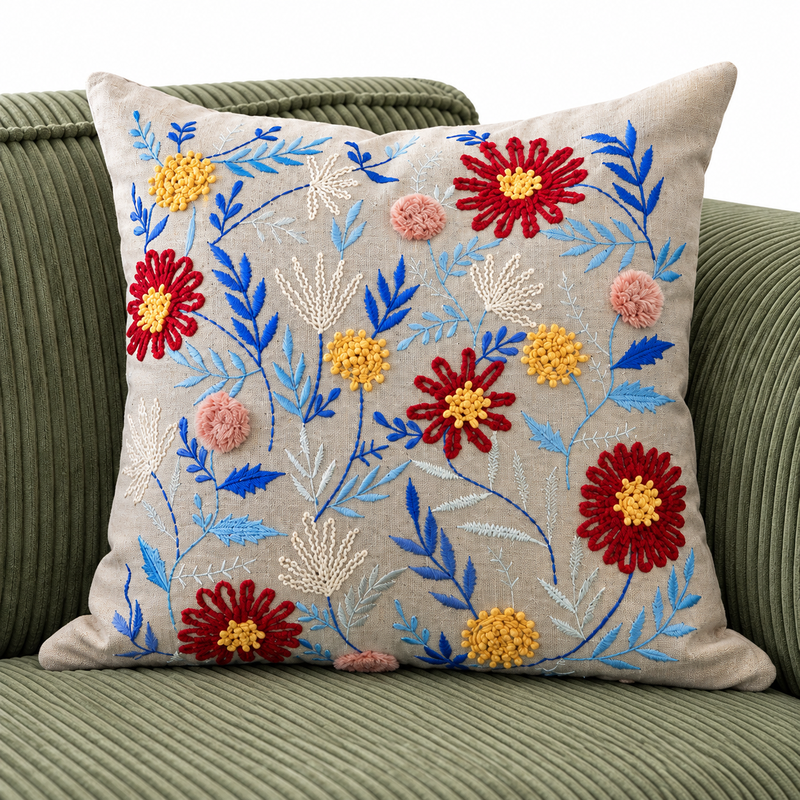 JASTEK DEKOR WHITE-FLOW  45X45CM 2859