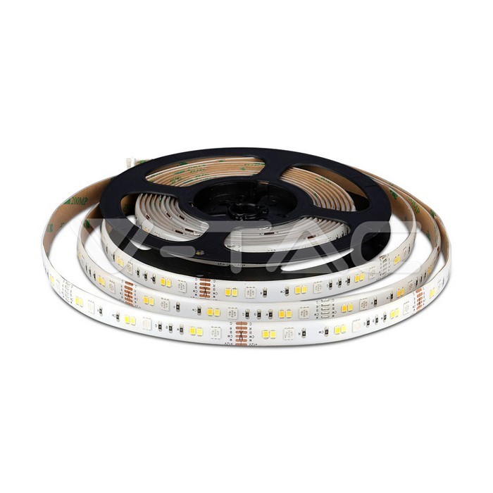 LED SHIRIT V-TAC 5050 54-28W SMART-RGB-IP65-W-WW 2628