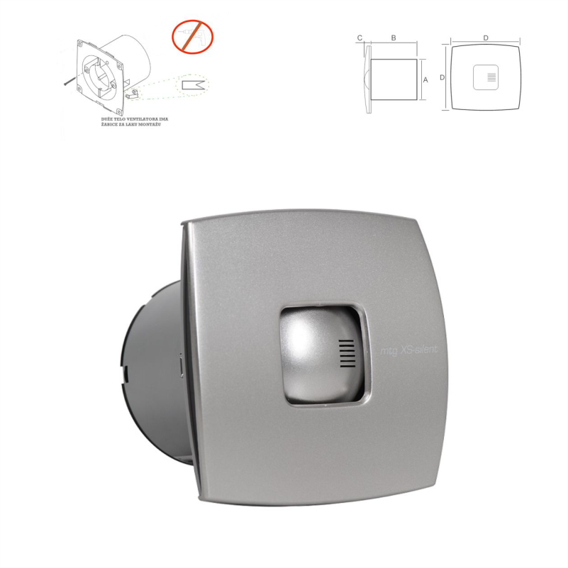 VENTILLATO MTG A100XS ARGJEND 401053/810008