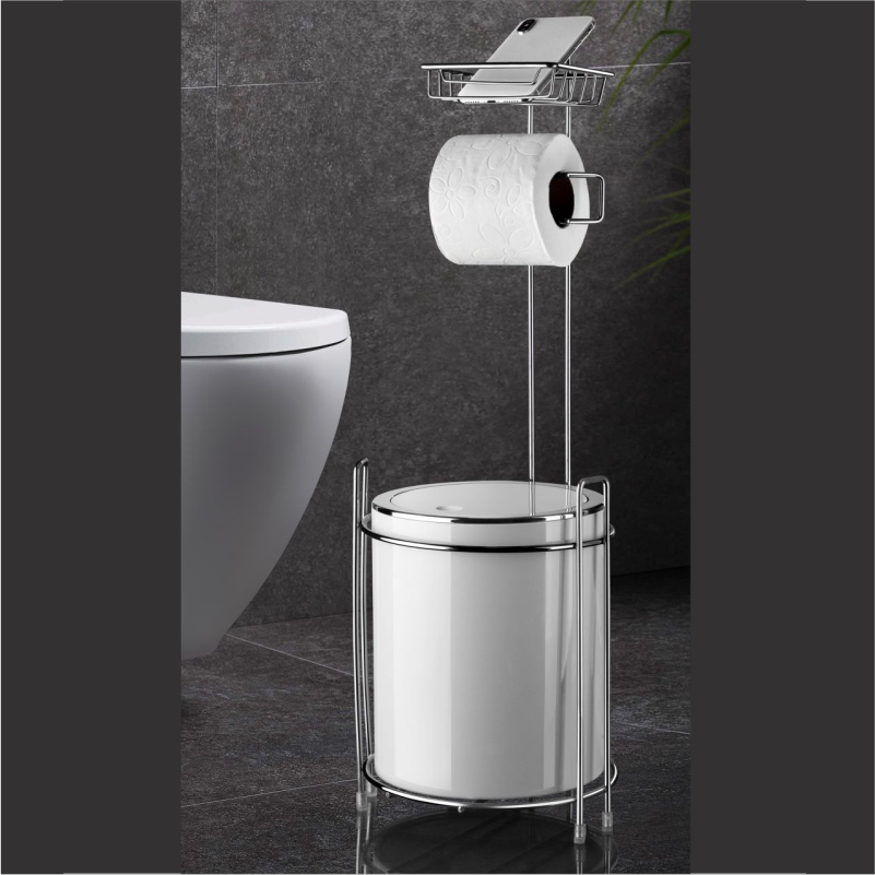 SHPORT PER MBETURINA + MBAJTESE LETRE AKB-755B CHROME+WHITE RR.