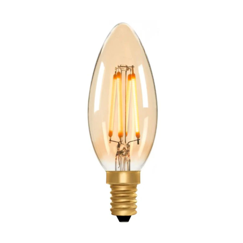 LED POQ VINTAGE  C35/tea colour 4W 2200K