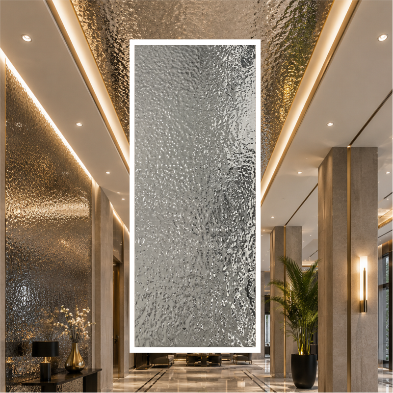 PLLAKE PASQYRE DEKORUESE SILVER 0.75*1220*3048mm