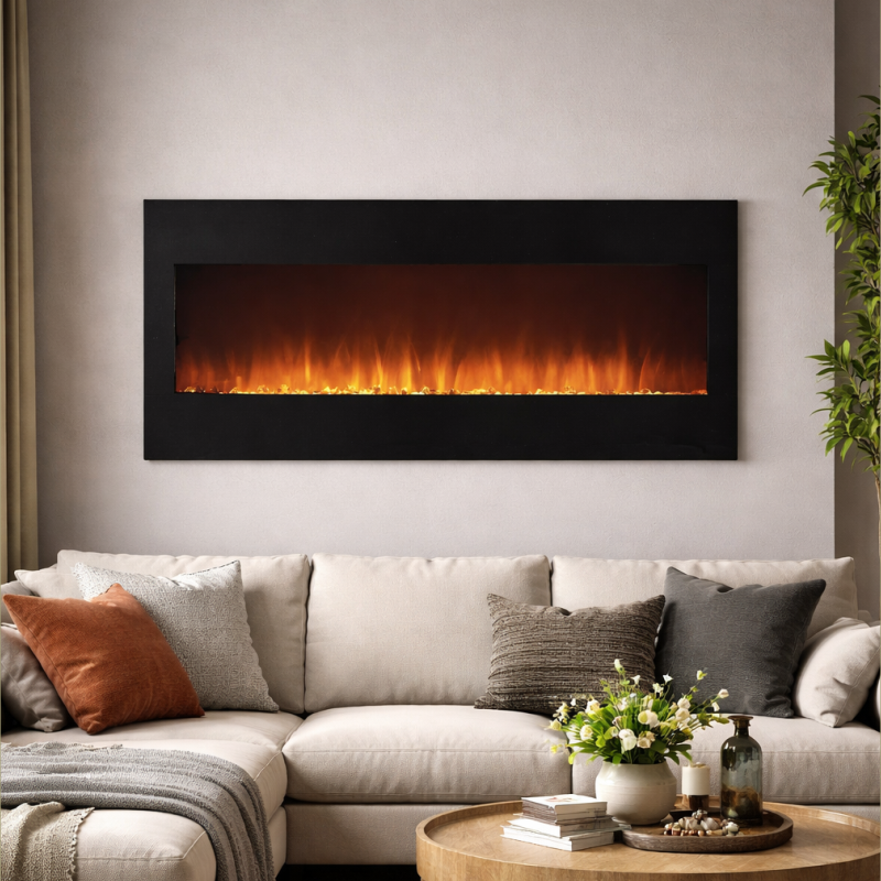 KAMINA MONTUES WM50-BK 127x14x46.5cm