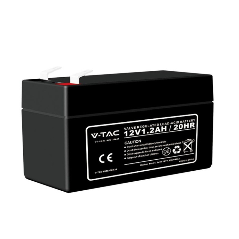 BATERI ME ACID V-TAC 12V 1.3AH 23449