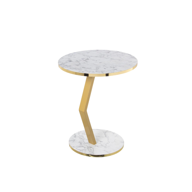 TAVOLINE KAFEJE NJË ANË E RRUMB. CDYG-15 50CM CARARA P2/1