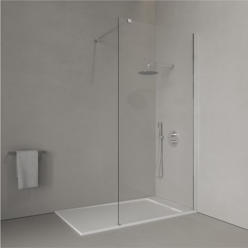 XHAM STATIK NATURE TRANSPARENT 80*200 8mm 1/1