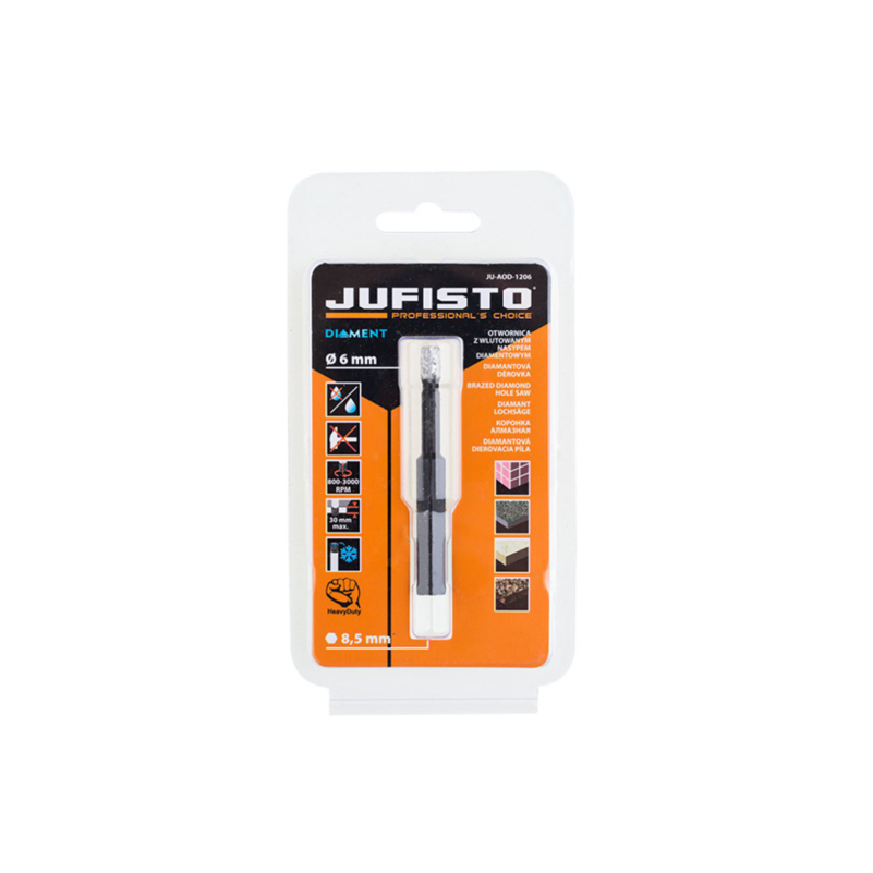 BURGI PER QERAMIKE 6MM JU-AOD-1206
