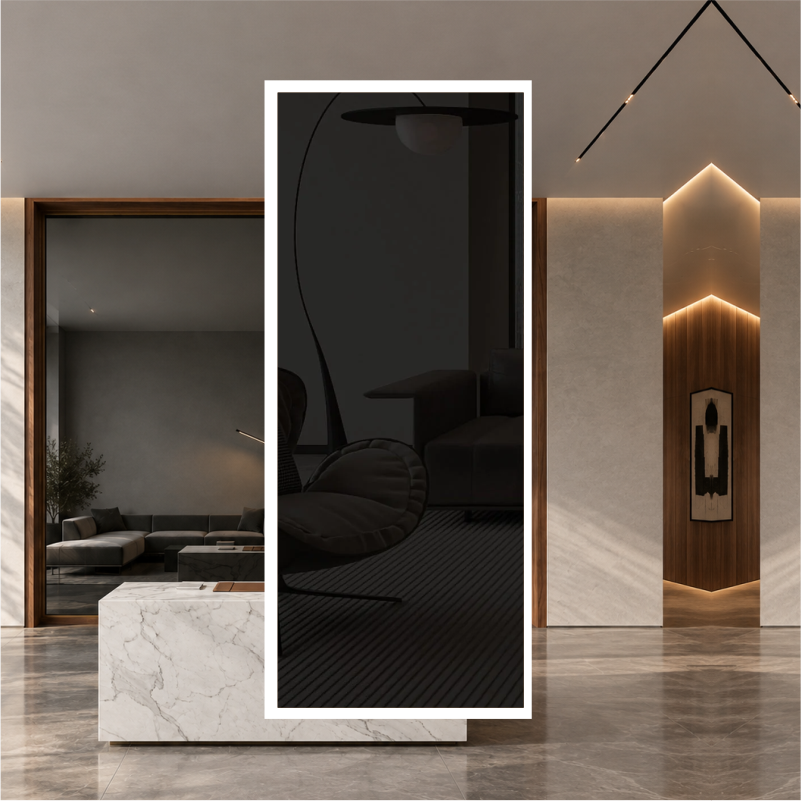 PLLAKE PASQYRE DEKORUESE MIRROR BLACK 0.75*1219*3048mm
