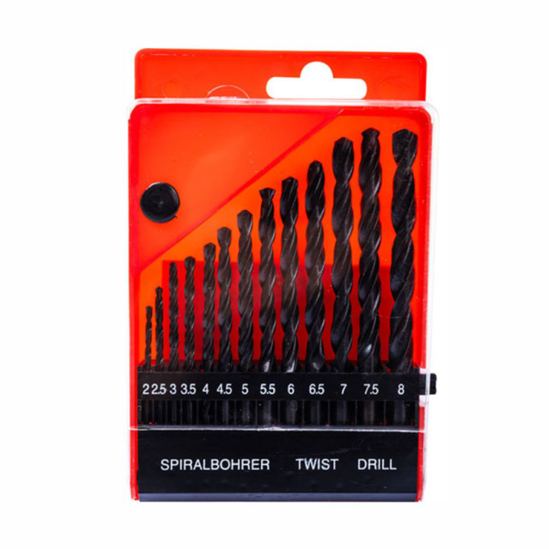 BURGI METALI 2.0-8.0MM SET 13COPE S27118